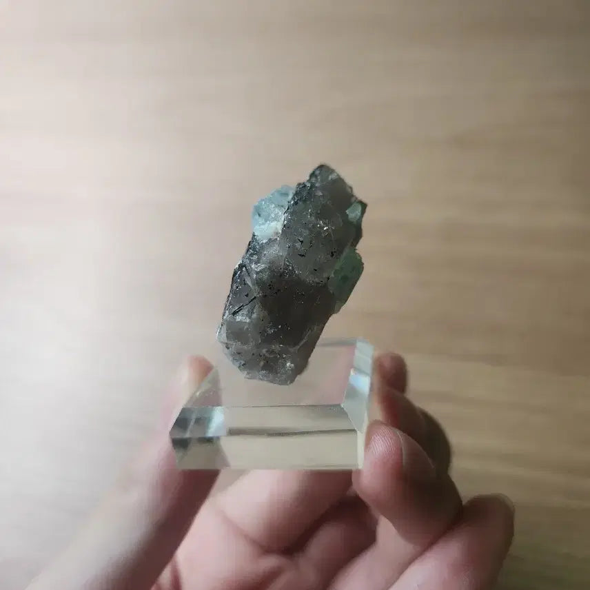 [BUNJANG] Aquamarine, Smoky Quartz, and Hematite Specimen / 아쿠아마린 + 연수정 + 철전기석