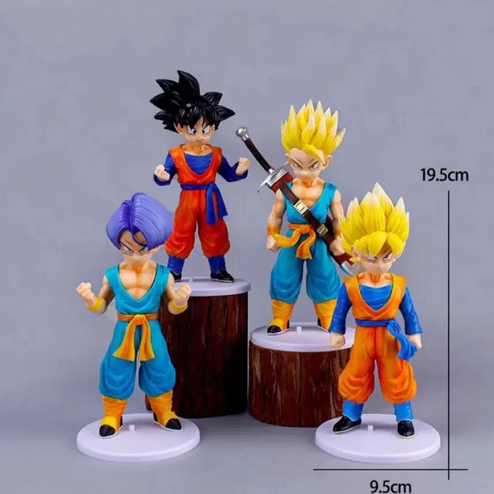 [BUNJANG] Dragon Ball Trunks &amp; Son Goten 4-Figure Set (Sealed Bundle) / 드래곤볼 트랭크스 손오천 4종 미개봉 피규어 세트 일괄로 판매합니다.