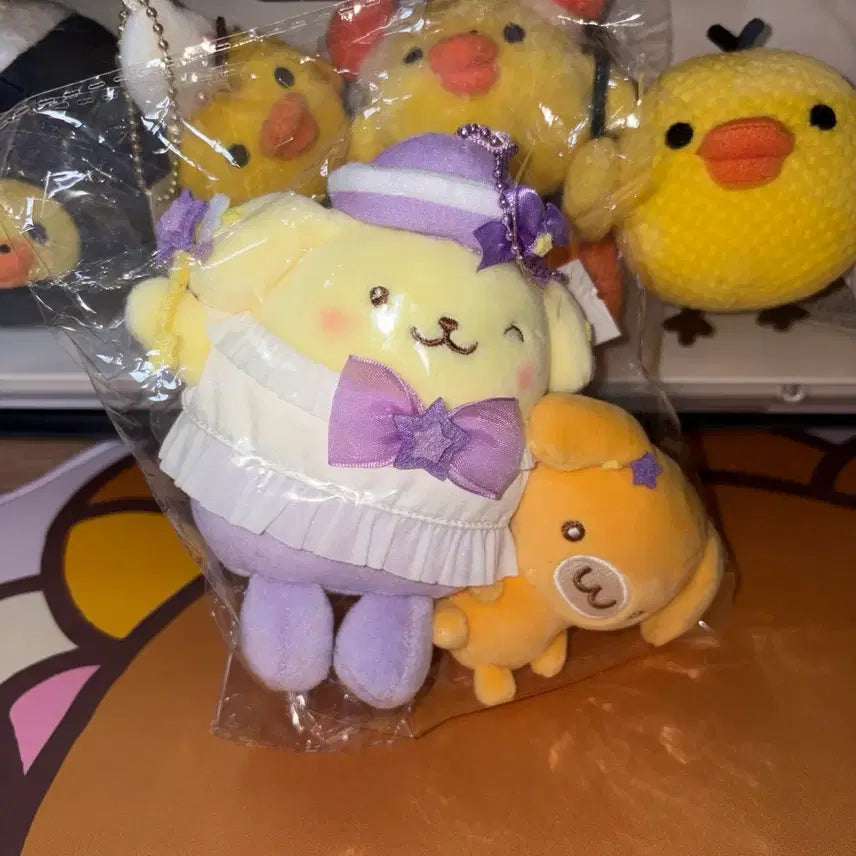 [BUNJANG] Sanrio Pom Pom Purin Witch Tart Plush / 산리오 폼폼푸린 무뉴 마법사 폼푸 타르트