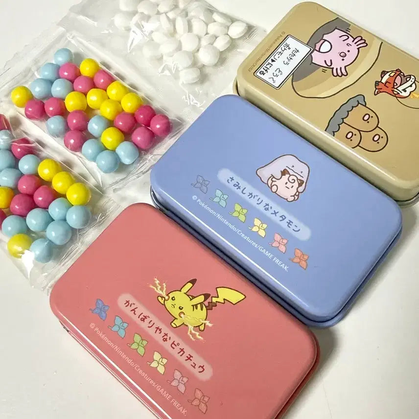 [BUNJANG] Pokemon Center Japan Pokemon Tin Case Candy Bundle Set / 일본 포켓몬센터 포켓몬 틴케이스 캔디 일괄