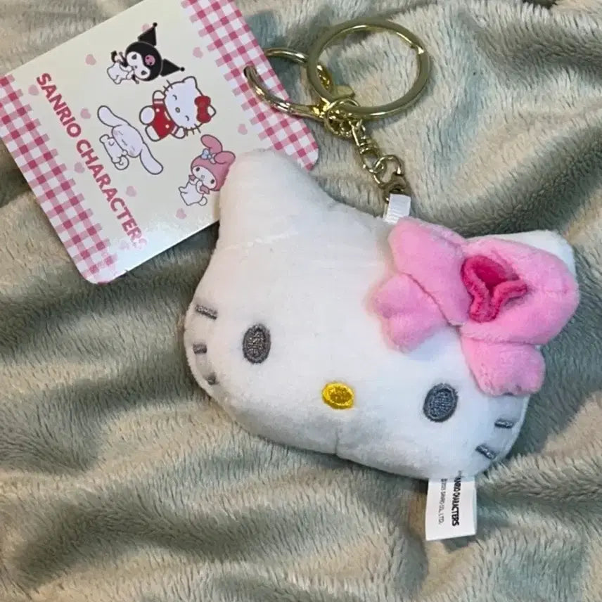 [BUNJANG] Sanrio Hello Kitty Face Keyring / 택0,새상품) 산리오 헬로키티 페이스 키링
