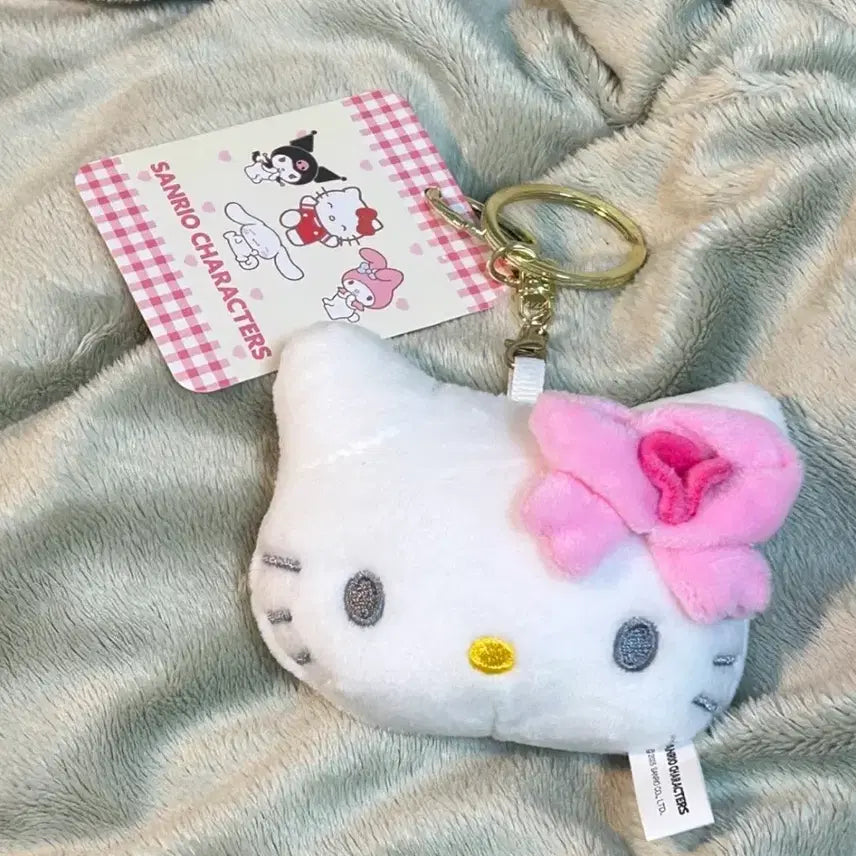 [BUNJANG] Sanrio Hello Kitty Face Keyring / 택0,새상품) 산리오 헬로키티 페이스 키링