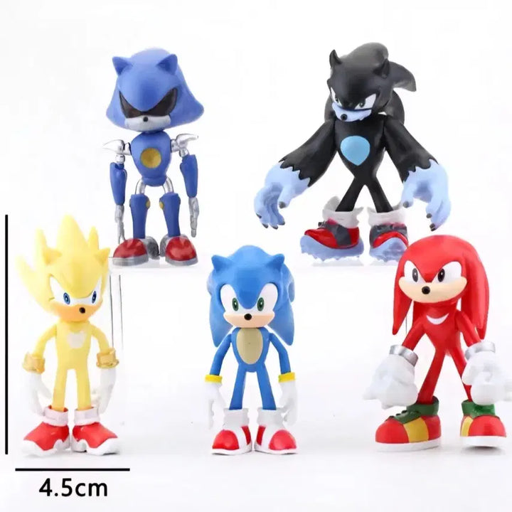 [BUNJANG] Sonic the Hedgehog 5-Piece Figure Bundle Set (Sealed) / 바람돌이 소닉 피규어 미개봉 5종 세트로 일괄 판매합니다.