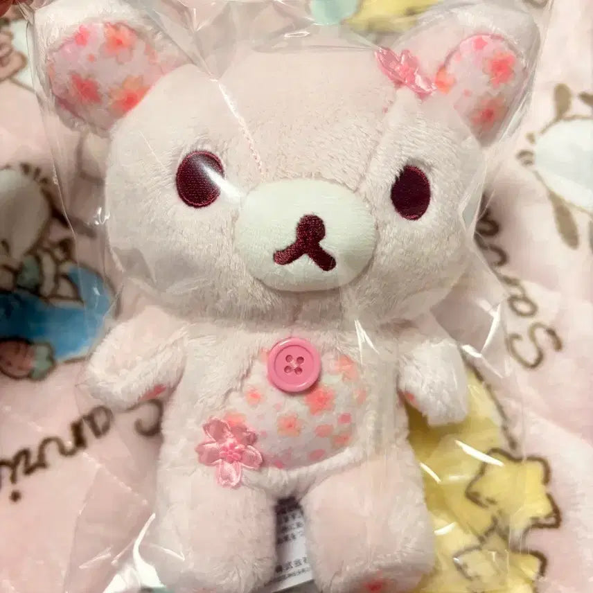 [BUNJANG] San-X Rilakkuma Doll Cherry Blossom Sakura Series 2026 / (새상품, 정품) 산엑스 코리락쿠마 인형 벚꽃 2026 사쿠라 시리즈