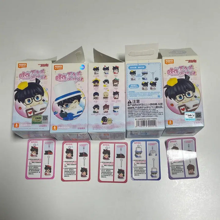 [BUNJANG] Detective Conan Afternoon Tea Mini Figure Set (Ran Mouri, Kaito Kid, Ai Haibara) / 명탐정 코난 애프터눈 티 미니 피규어 유미란/괴도키드/하이바라 아이