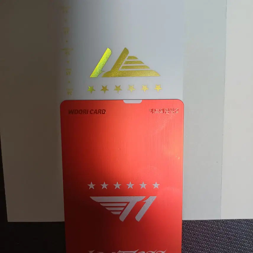 [BUNJANG] T1 Woori Bank Photocard + Red White Card / T1 티원 우리은행 포토카드 +레드 화이트카드