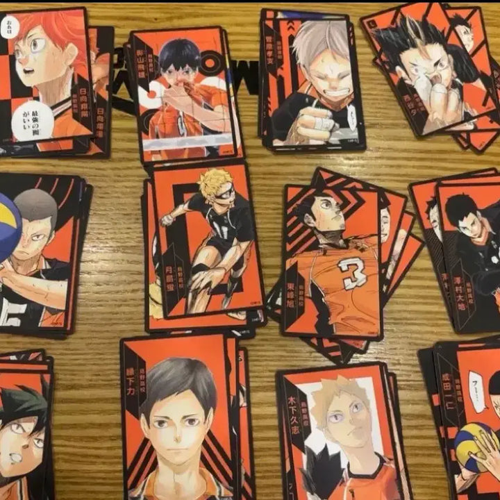 [BUNJANG] Haikyu!! Karasuno, Itachiyama, Kamomedai Original Drawing Cards Bundle Set / 카라스노 이타치야마 카모메다이 원화 카드