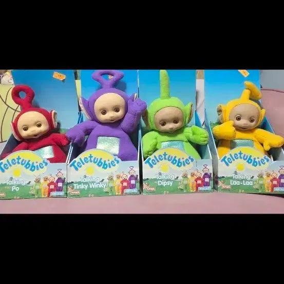 [BUNJANG] 1998 Teletubbies Talking Doll 4-Piece Set / 1998 텔레토비 토킹 고전 빈티지 인형 4종 세트