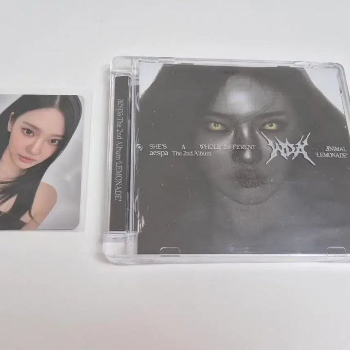[BUNJANG] Aespa Ningning Lemonade Lucky Draw Photocard + Sealed Mutant Ver. Album Bundle / 에스파 레모네이드 닝닝 케타포 럭드 포카+미개봉 앨범 양도