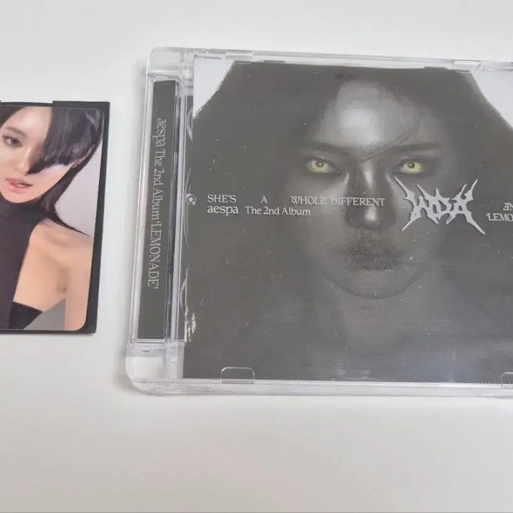 [BUNJANG] aespa Ningning Lemonade Apple Music Lucky Draw Photocard + Sealed Album Bundle Set / 에스파 닝닝 레모네이드 애플뮤직 럭드 포카+미개봉 앨범 양도