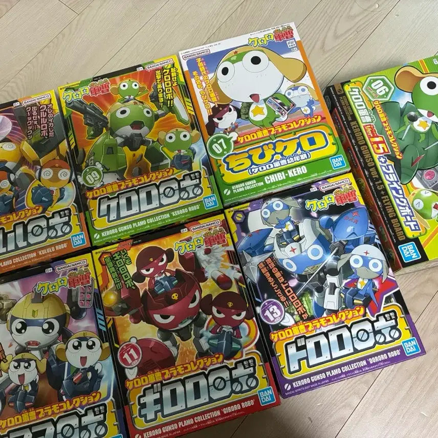 [BUNJANG] Keroro Plamodel Bundle Set / 일괄 케로로 프라모델