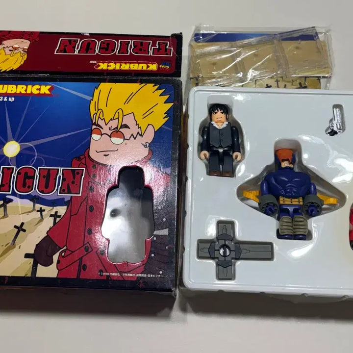 [BUNJANG] Trigun Kubrick 3-Figure Set / 트라이건 큐브릭 3종 세트