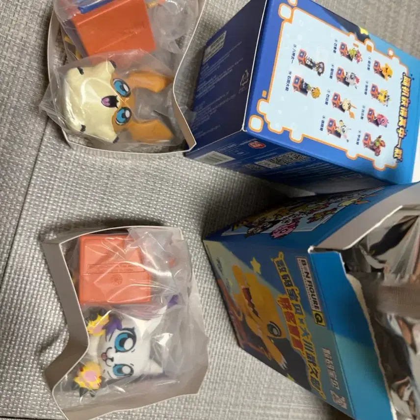 [BUNJANG] Digimon Gatomon &amp; Plotmon Bundle Set / 디지몬 오카와 부쿠쿠 파닥몬 카트몬 일괄
