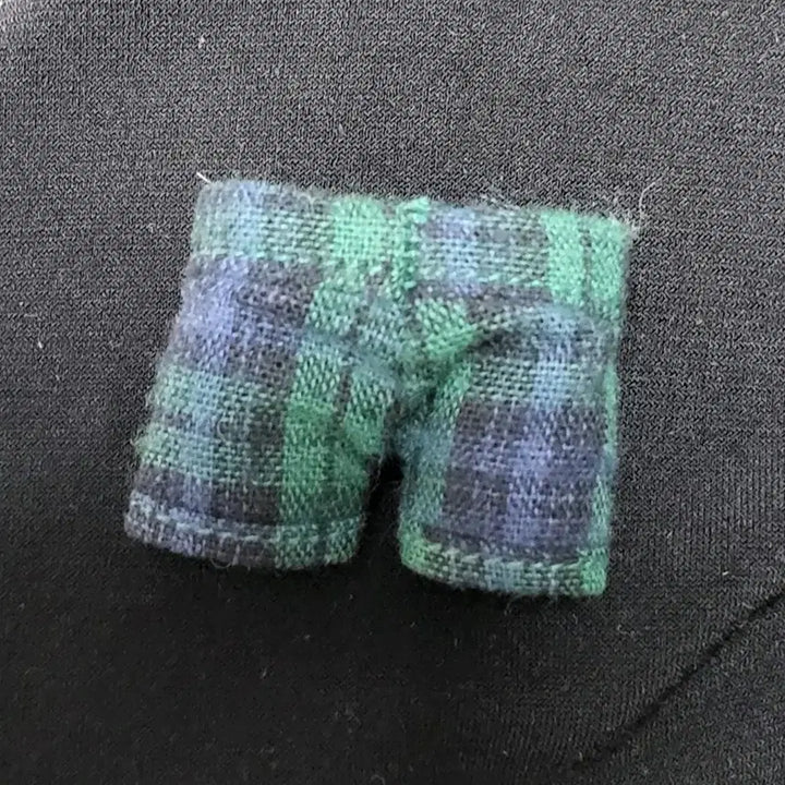 [BUNJANG] Obitsu 11 Checkered Shorts Doll Accessory / 오비츠11 체크무늬 반바지