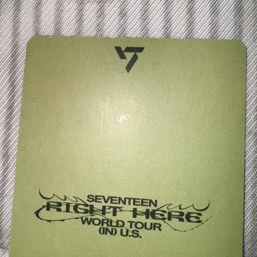 [BUNJANG] SEVENTEEN RIGHT HERE US TOUR Lucky Draw Dino Photocard / 세븐틴 RIGHT HERE US TOUR 럭드 디노 포카