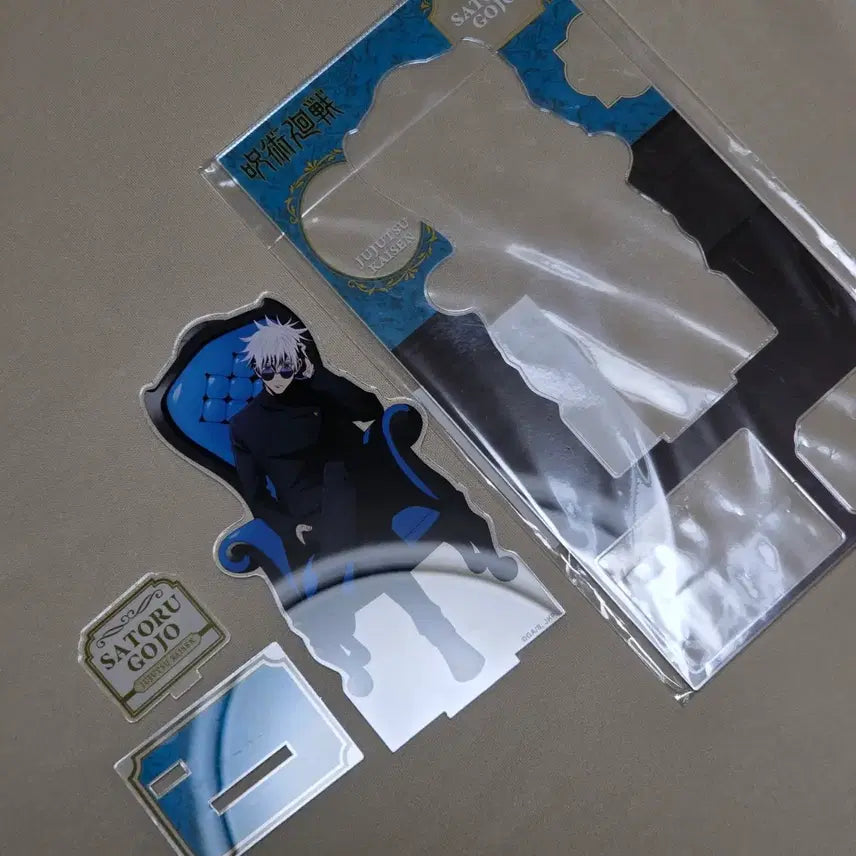 [BUNJANG] Jujutsu Kaisen Gojo Satoru Loft Plaza Acrylic Stand Set (Blue Chair &amp; White Chair) / 주술회전 로프트플라자 블루체어 화이트체어 고죠사토루 아크릴스탠드 3종 일괄