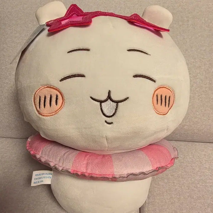 [BUNJANG] Chiikawa Character Plush Toy Summer Pool Float Keychain / 새상품) 치이카와 인형 썸머 수영장 튜브  하치와레 우사기 모몽가 랏코 샤샤 키링 피규어