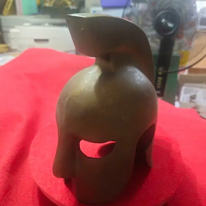 [BUNJANG] Ancient Spartan Style Brass Helmet Display Object / 고대 스파르타 스타일 황동 투구 (전시용 오브제)