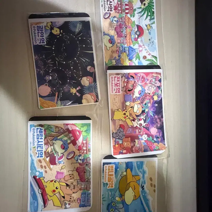 [BUNJANG] Pokemon Festa Busan Subway Ticket Set / 포켓몬 페스타 부산 지하철 승차권 세트