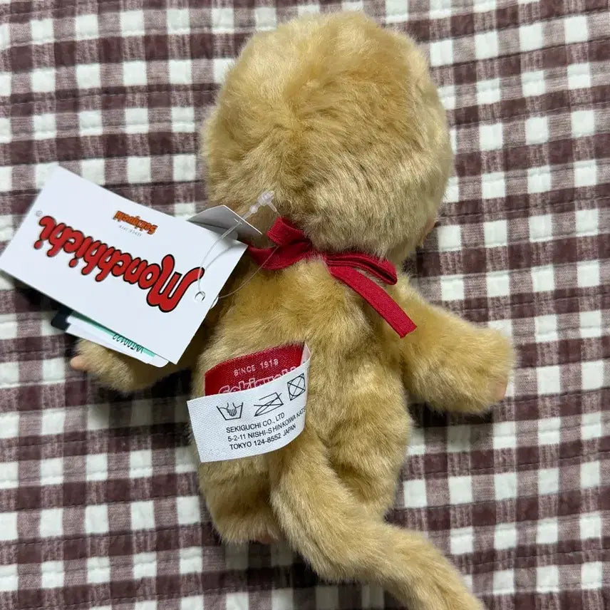 [BUNJANG] Monchhichi Blonde Hair S Size Doll / 금발 몬치치 남 s 인형