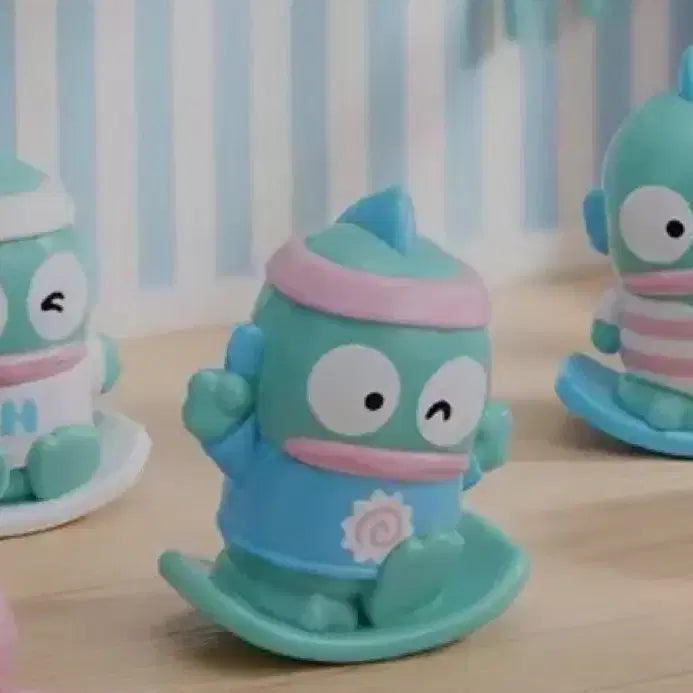 [BUNJANG] Sanrio Hangyodon Balance Board Series Figures Set of 3 / 산리오 한교동 밸런스 보드 시리즈 피규어 3개 세트