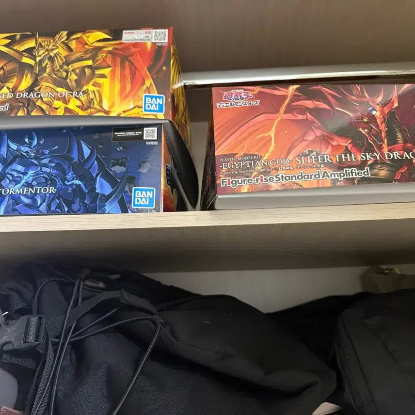 [BUNJANG] Yu-Gi-Oh! Three Egyptian Gods Plastic Model Kit Set / 유희왕 삼환신 프라모델3종 일괄 급쳐