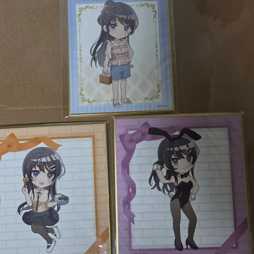 [BUNJANG] Seishun Buta Yarou Sakurajima Mai Shikishi Art / 청춘돼지 사쿠라지마 마이 색지 청춘 돼지