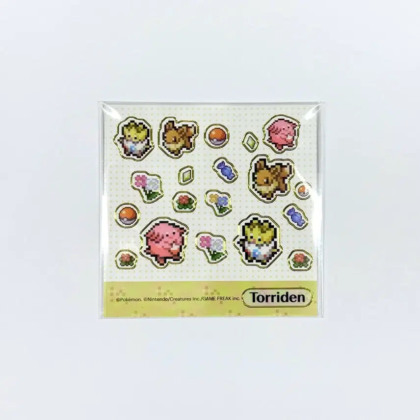 [BUNJANG] Torriden Pokemon Collaboration Unsealed Sticker / 토리든 포켓몬스터 콜라보 미개봉 스티커