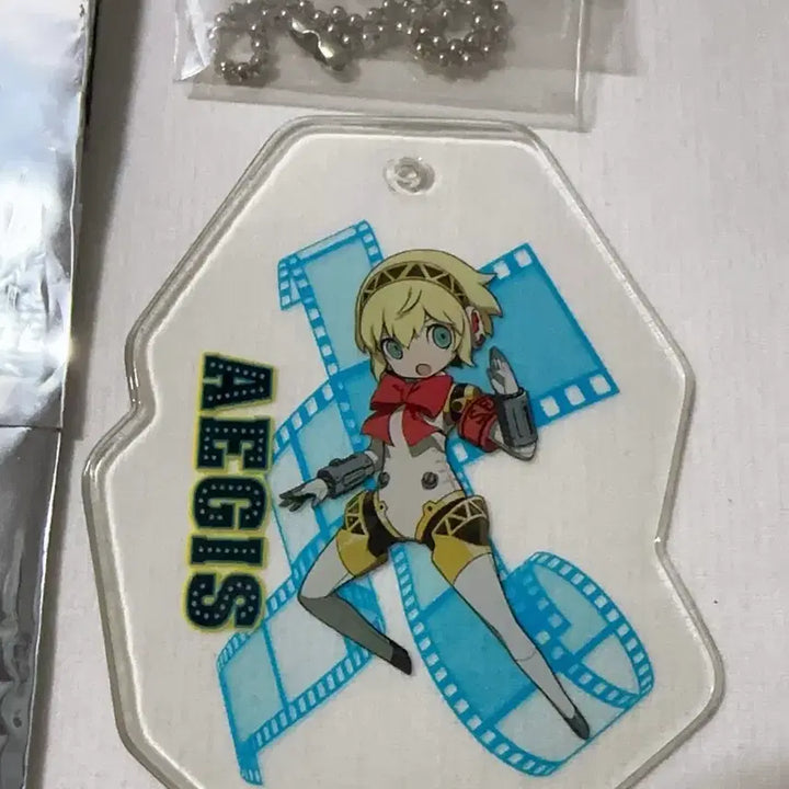 [BUNJANG] Persona Q2 Kuji Clear Tag Aegis Keychain / 페르소나 q2 쿠지 클리어태그 아이기스 키링