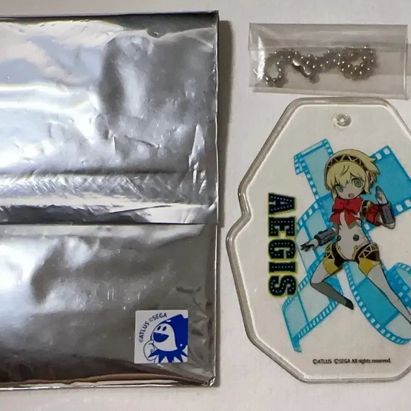 [BUNJANG] Persona Q2 Kuji Clear Tag Aegis Keychain / 페르소나 q2 쿠지 클리어태그 아이기스 키링