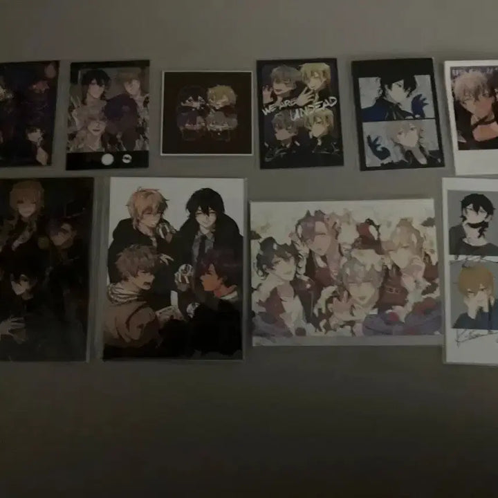 [BUNJANG] Ensemble Stars UNDEAD Paper Goods Bundle Set / 일괄) 앙스타 언데드 비공굿 엽서 지류 (레이 카오루 코가 아도니스)