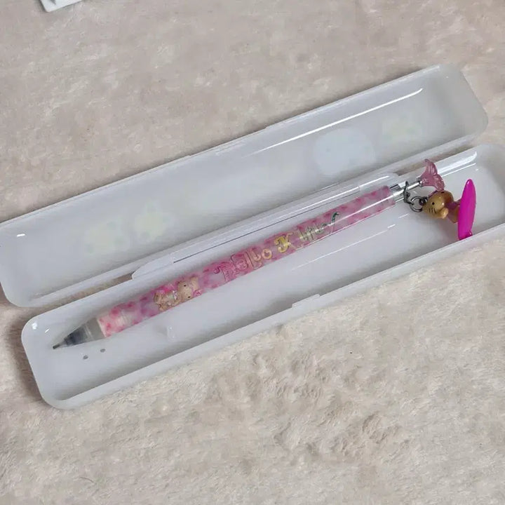 [BUNJANG] Vintage Hello Kitty Cutlery Box Pencil Case / 고전 헬로키티 수저 보관함 필통 케이스