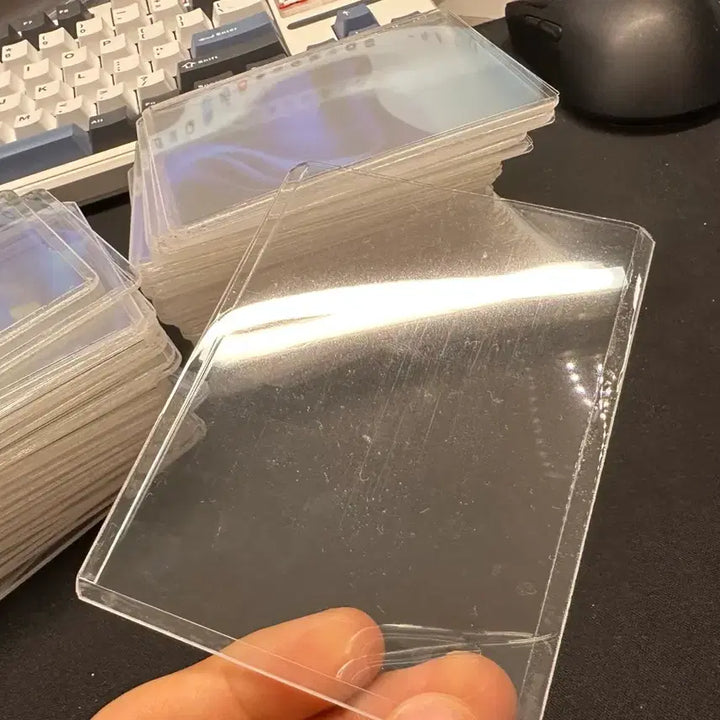 [BUNJANG] Approximately 65 Card Sleeves/Top Loaders / 탑로더 약 65개 판매합니다.