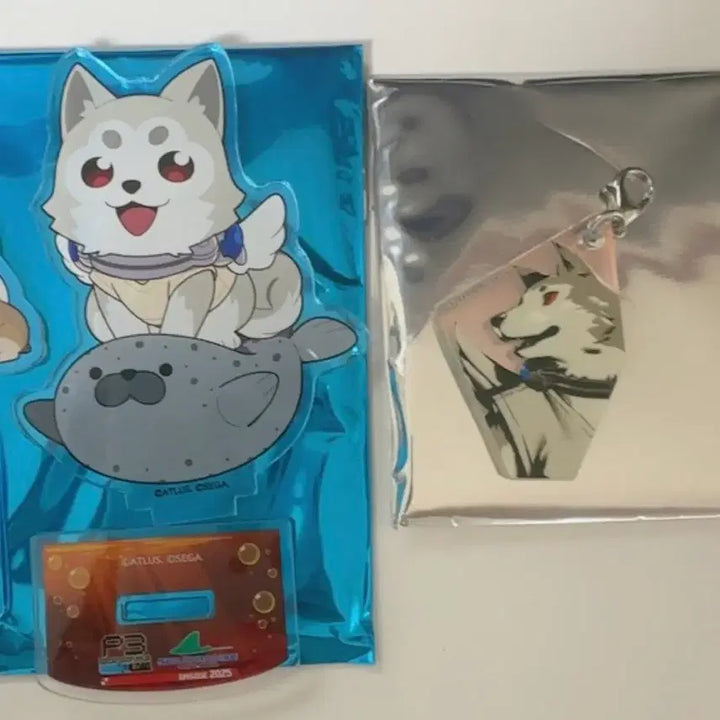 [BUNJANG] Persona 3 Reload Koromaru Sea Paradise Collaboration Acrylic Stand Aurora Keyring / 페르소나3 리로드 코로마루 씨파라다이스 콜라보 아크릴 스탠드 오로라 키링
