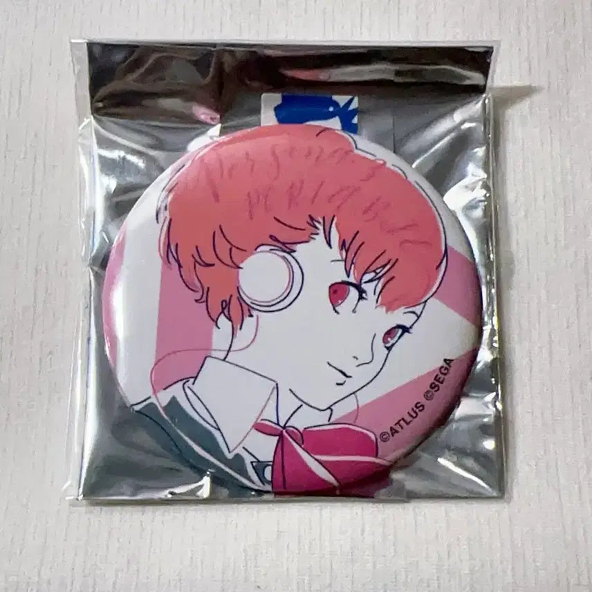 [BUNJANG] Persona 3 Portable 25th Anniversary Lette-graph Female Protagonist Can Badge / 페르소나3 포터블 25주년 lette-graph 여주인공 캔뱃지