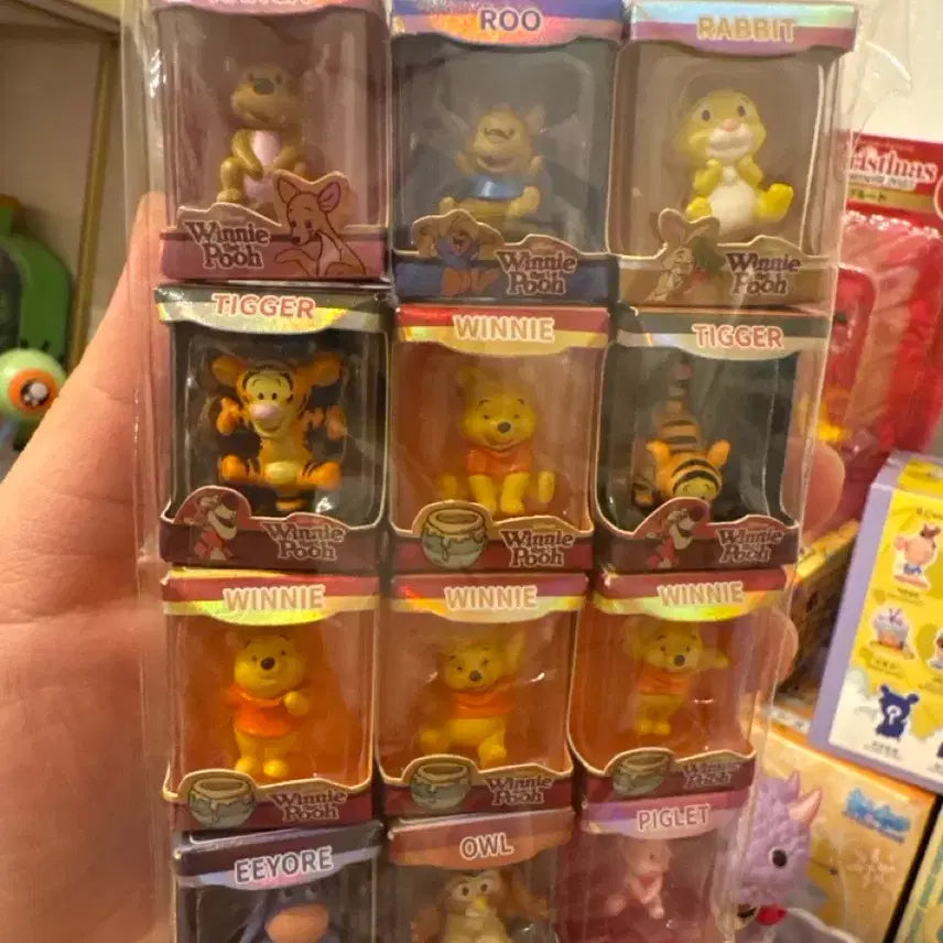 [BUNJANG] Disney Winnie the Pooh Mini Rice Grain Figure 12 Types Set / 곰돌이 푸 미니 쌀알 피규어 12종 세트