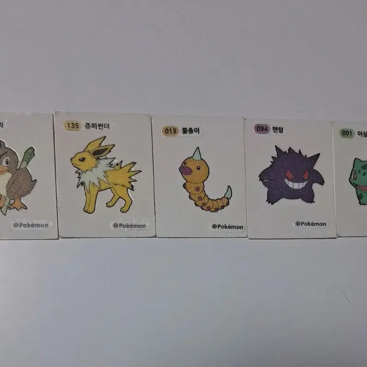[BUNJANG] Pokemon Sticker / 포켓몬 띠부실
