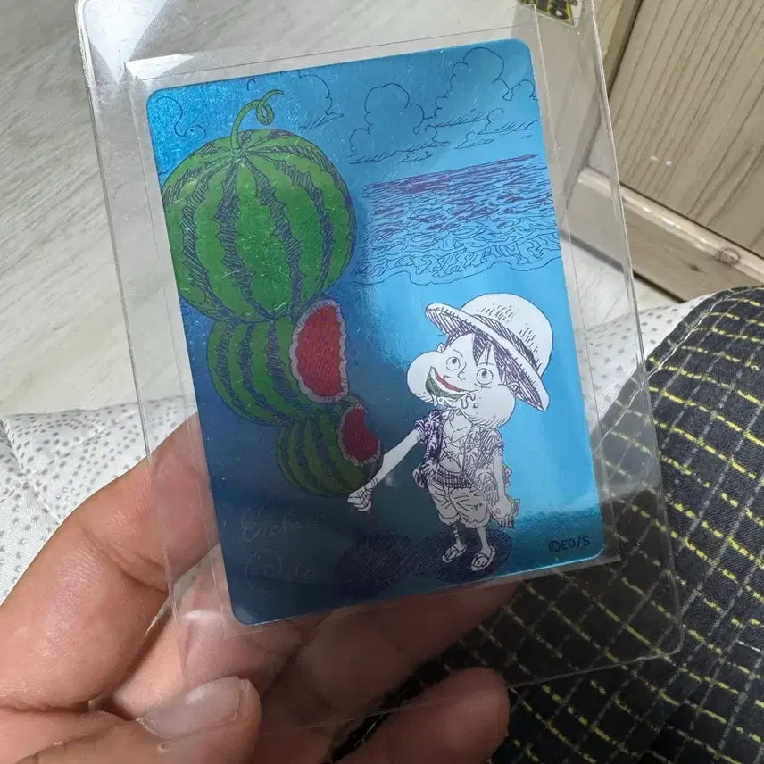 [BUNJANG] One Piece Card Watermelon Luffy / 원피스카드 수박루피 1장 판매