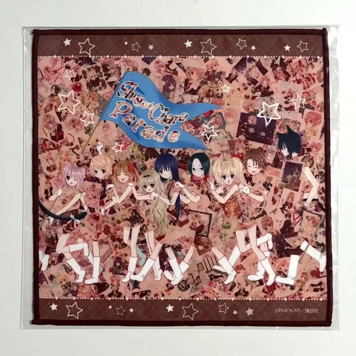 [BUNJANG] Shugo Chara Original Art Mini Towel Handkerchief / 캐캐체 쿠지 원화 일러 손수건 미니 타월 캐릭캐릭체인지 수호캐릭터