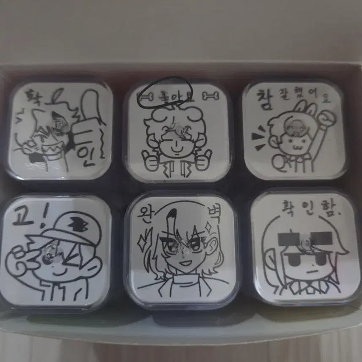 [BUNJANG]  잠뜰 미스터리수사반 Stamp Bundle Set / 잠뜰 미스터리수사반 도장 일괄
