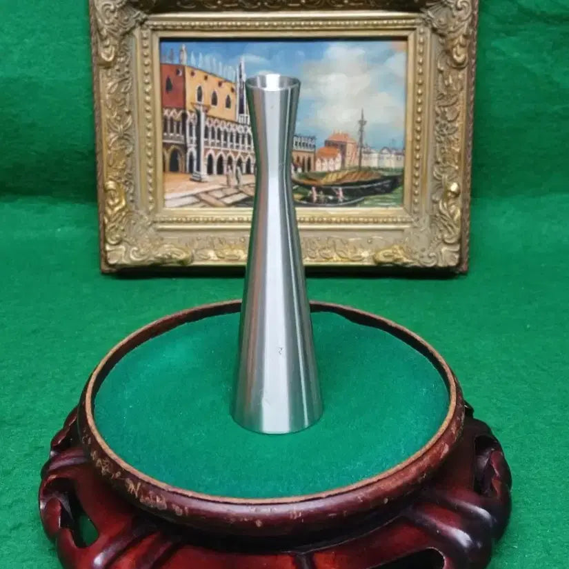 [BUNJANG] Garden City Pewter Bud Vase (15.5cm) / *싱가포르 가든 시티 주석 한송이 화병((15.5cm))