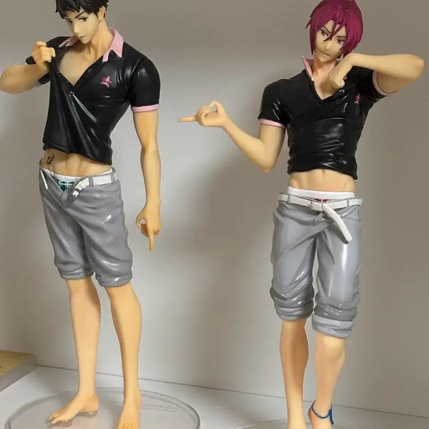 [BUNJANG] Free! Rin Matsuoka Sousuke Yamazaki Water Gun Figure Bundle Set / 프리 free! 마츠오카 린 야마자키 소스케 물총 피규어 일괄 양도