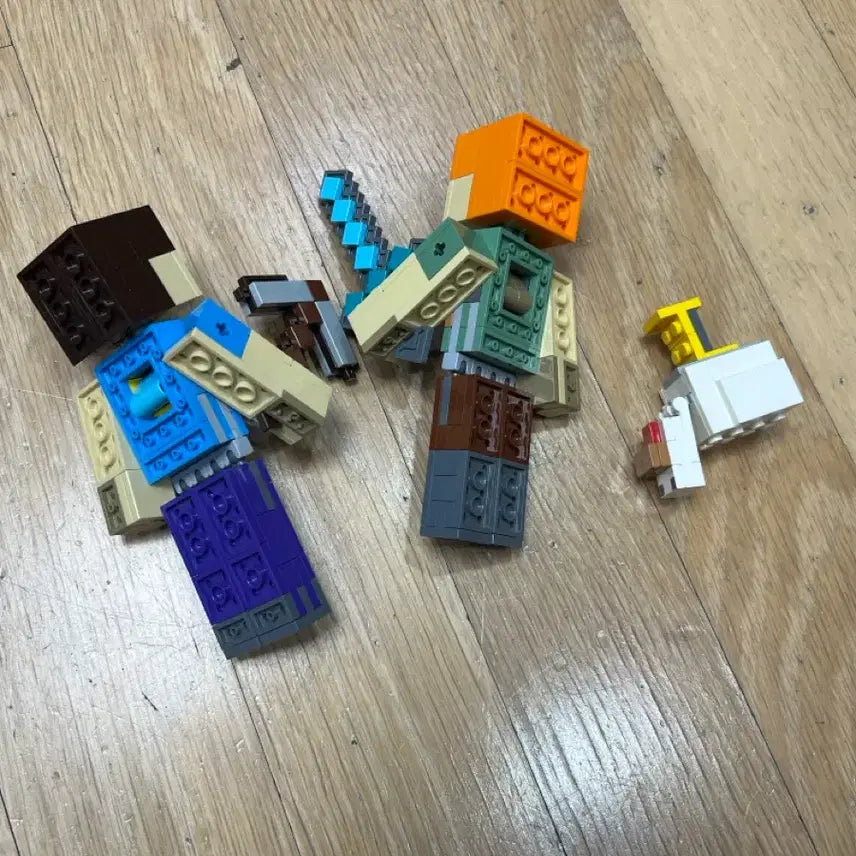 [BUNJANG] LEGO Minecraft BigFig Steve Alex Figures (21148, 21149) - Discontinued / 단종 레고 마인크래프트 빅피겨 스티브 알렉스 피규어 마크 21148 21149