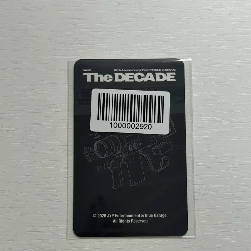 [BUNJANG] DAY6 The DECADE Dowoon Photocard / 데이식스 The DECADE 5만원 포카 도운