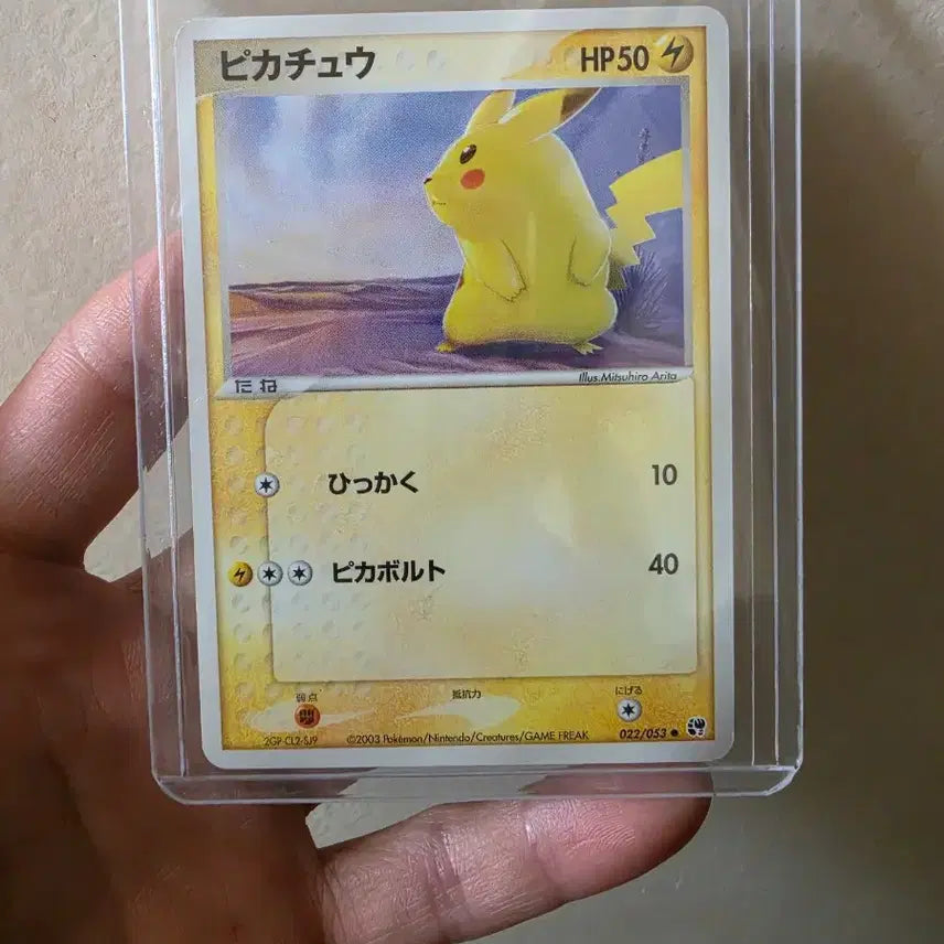 [BUNJANG] Pokémon TCG Desert of Miracles Pikachu Card (022/053) / 사막의 기적 피카츄 카드(022/053)