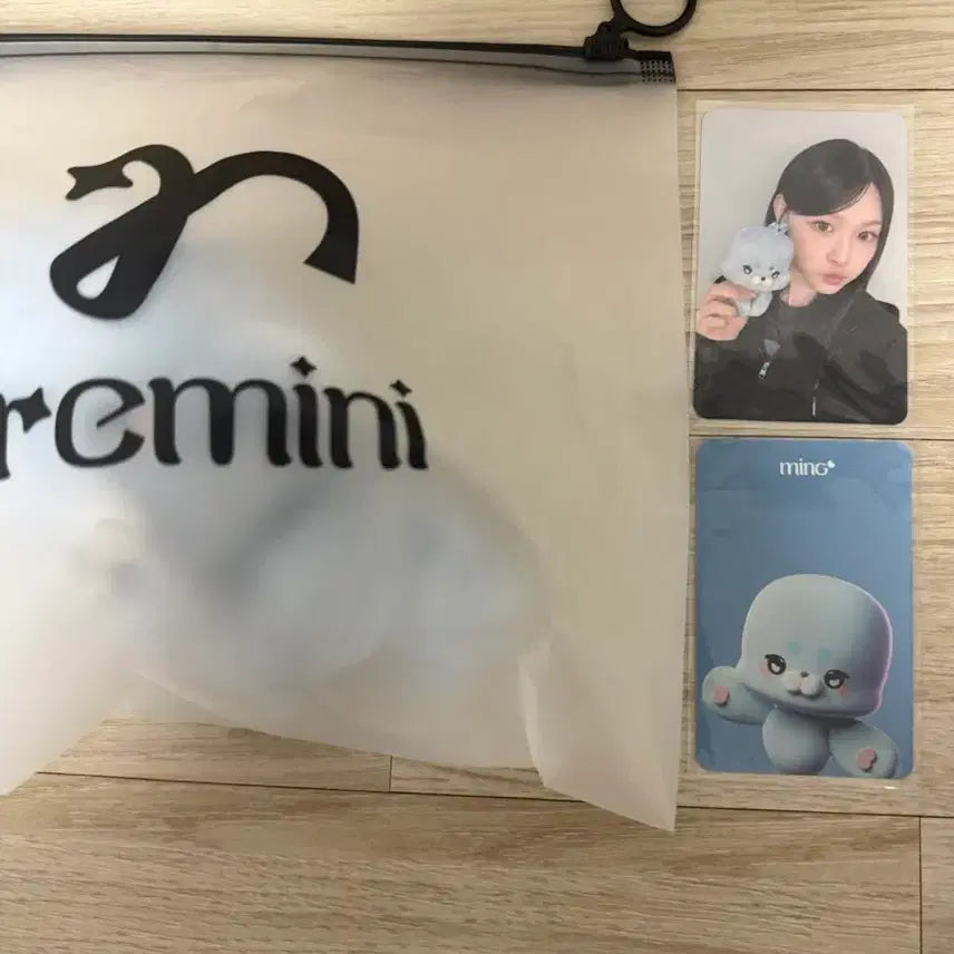 [BUNJANG] Lemini Ming Plush Doll Photocard / 새상품) Lemini 밍 포카 봉제인형