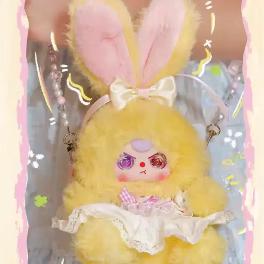 [BUNJANG] Babythree Rabbit Bag Charm / 베이비쓰리 토끼 가방 인형