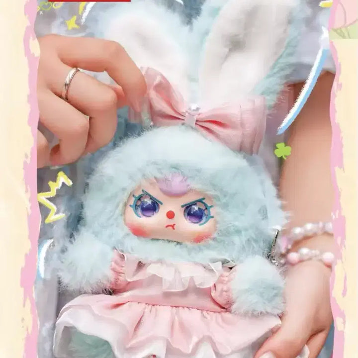 [BUNJANG] Babies 3 Rabbit Bag Charm Plush / 베이비쓰리 토끼 가방 인형