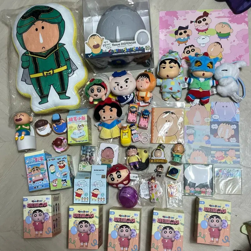 [BUNJANG] Crayon Shin-chan Noh-ara Gu-Chon Figure Set / 택포) 짱구 맹구 피규어 인형 일괄