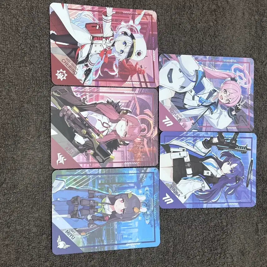 [BUNJANG] Blue Archive 2.5 Anniversary AR Card Full Set / 블루아카이브 2.5주년 AR카드 5종 전 종류 일괄